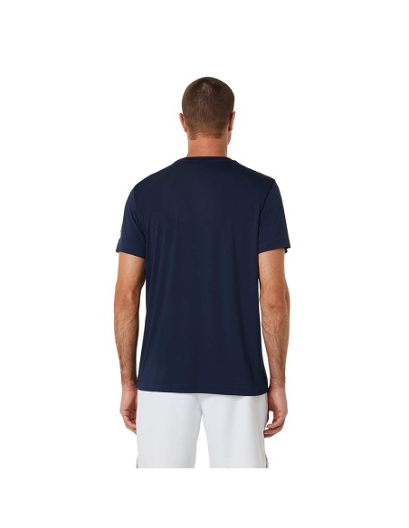 Camiseta Asics Men Court Tennis Graphic Tee 2041a259-100  | Ofertas de pádel